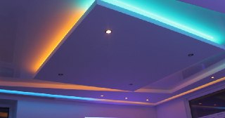 Натяжной потолок с подсветкой Хабаровск, цена от 2099 руб.